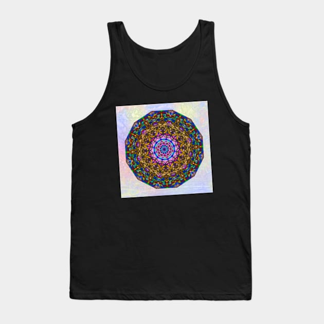 Vibrant mystic kaleidoscope Tank Top by hereswendy